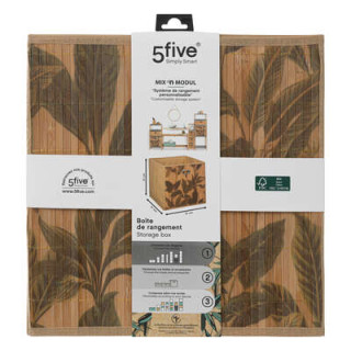 Boite de rangement 174574 bambou