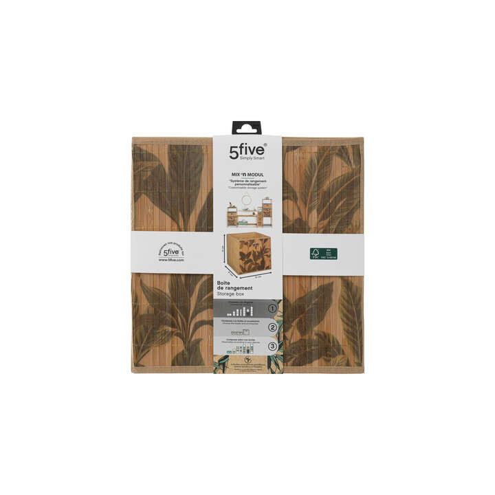 Boite de rangement 174574 bambou