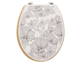 Abattant WC blackflora