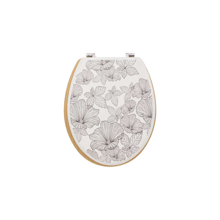 Abattant WC blackflora