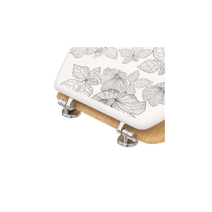 Abattant WC blackflora