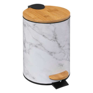 Poubelle Lea blanc 174995