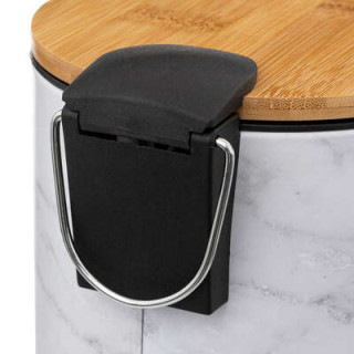 Poubelle Lea blanc 174995