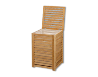 Panier à linge Sicela 65L bambou