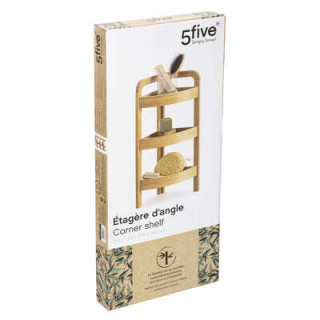 Etagère d'angle M bambou