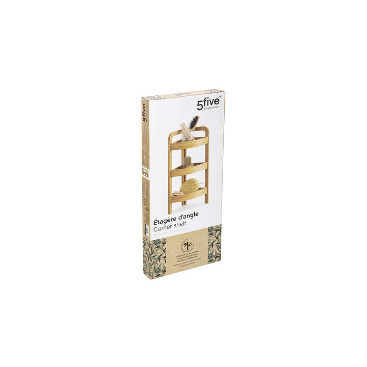 Etagère d'angle M bambou