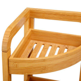 Etagère d'angle M bambou