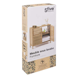 Meuble sous lavabo Sicela bambou