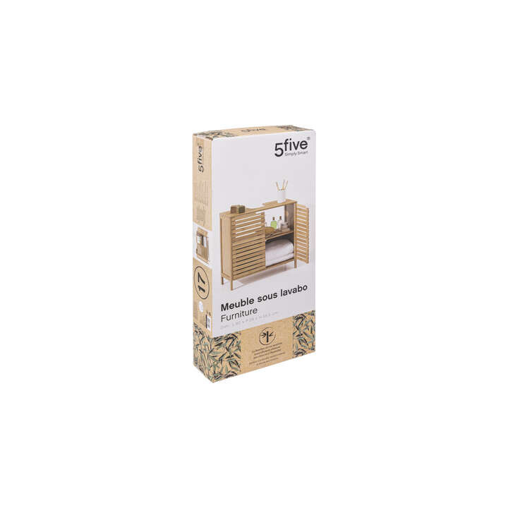 Meuble sous lavabo Sicela bambou