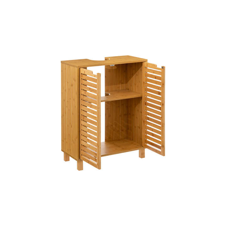Meuble sous lavabo Sicela bambou