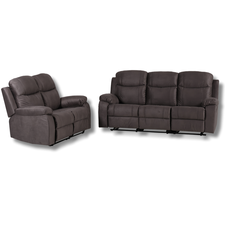 Salon 3 + 2 places Chicago marron