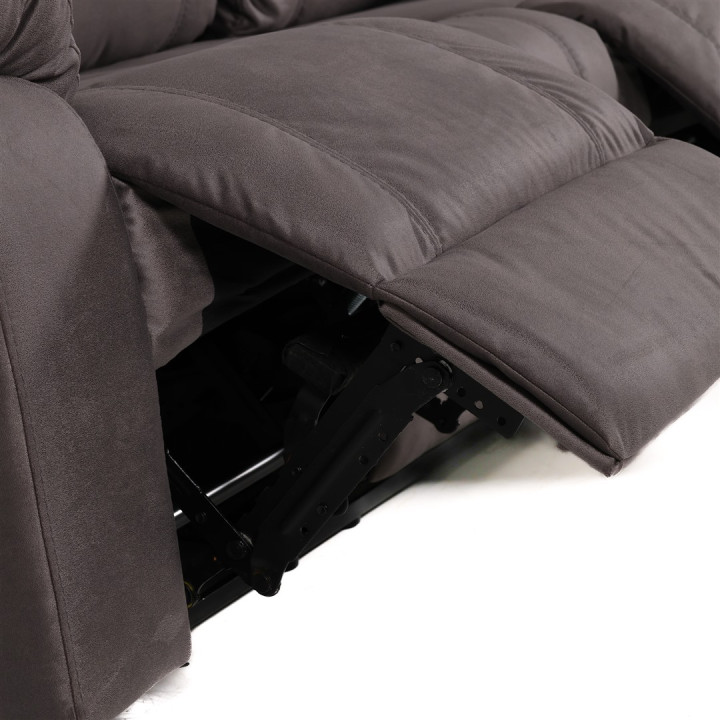 Salon 3 + 2 places Chicago marron