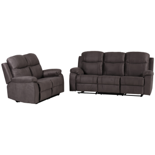 Salon 3 + 2 places Chicago marron