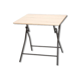 Table pliante 80 x 80 cm Effet bois 164713
