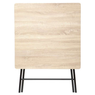 Table pliante 80 x 80 cm Effet bois 164713