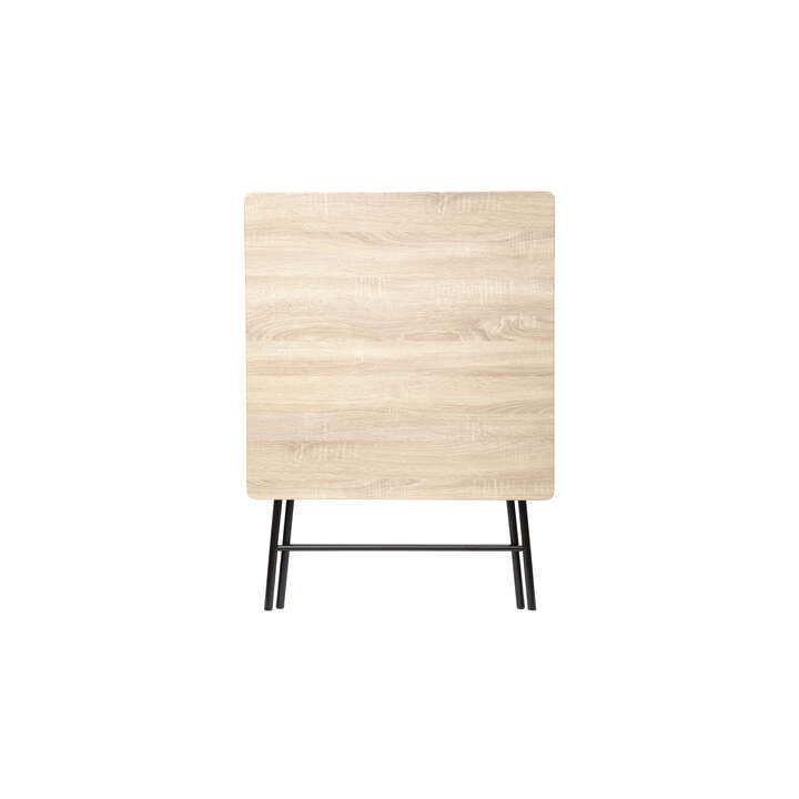 Table pliante 80 x 80 cm Effet bois 164713