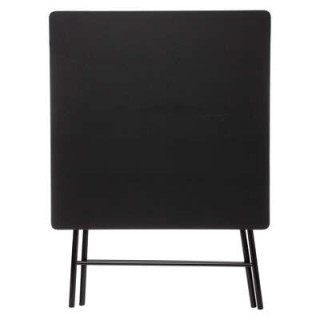 Table pliante 80 x 80 cm Noir 164657A