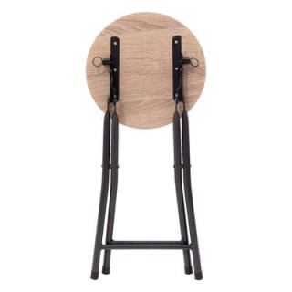 Tabouret pliant effet bois 164661