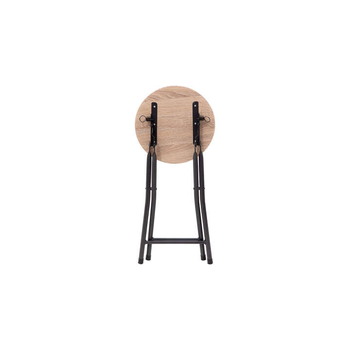 Tabouret pliant effet bois 164661