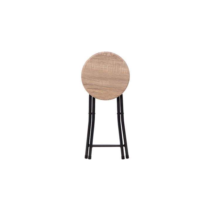 Tabouret pliant effet bois 164661