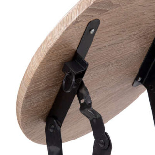 Tabouret pliant effet bois 164661
