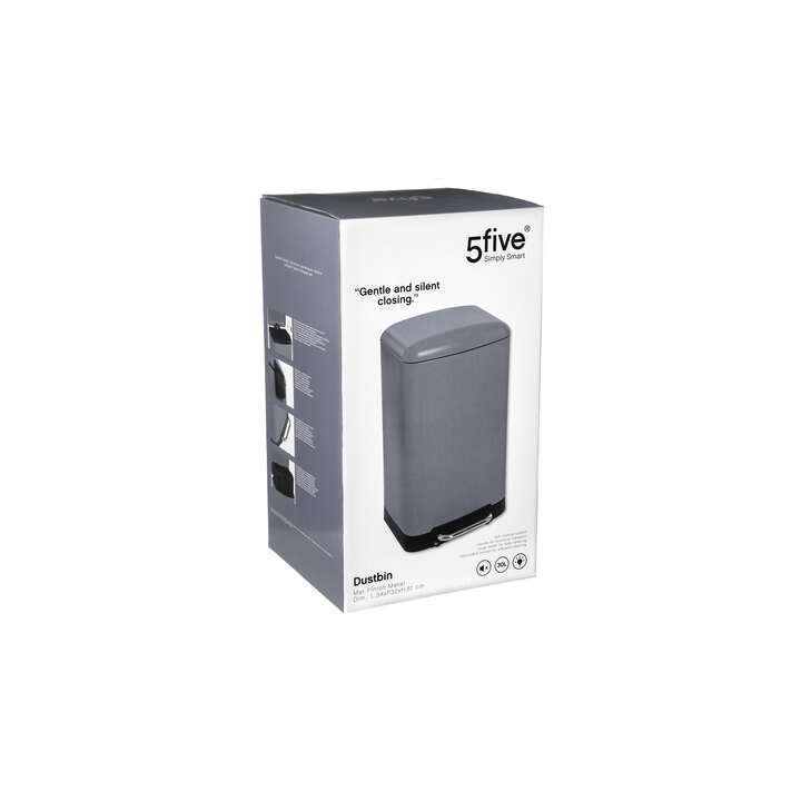 Poubelle Ariane 30L gris