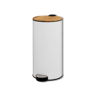 Poubelle Modern 30L blanc