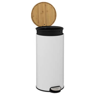 Poubelle Modern 30L blanc