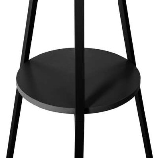 Portemanteau noir 9 crochets 138944A