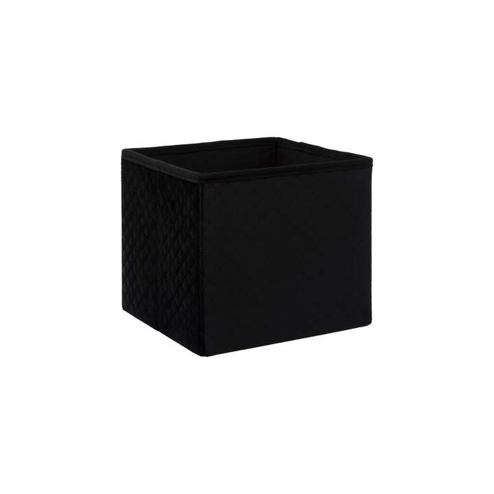 Pouf pliant 167845I noir