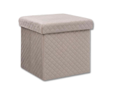 Pouf pliant 167845G lin