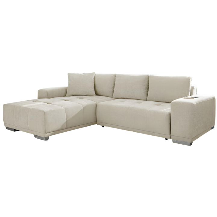 Salon convertible Luciano marron/beige