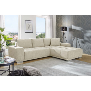 Salon convertible Luciano marron/beige