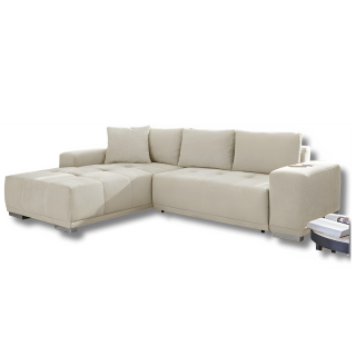 Salon convertible Luciano marron/beige