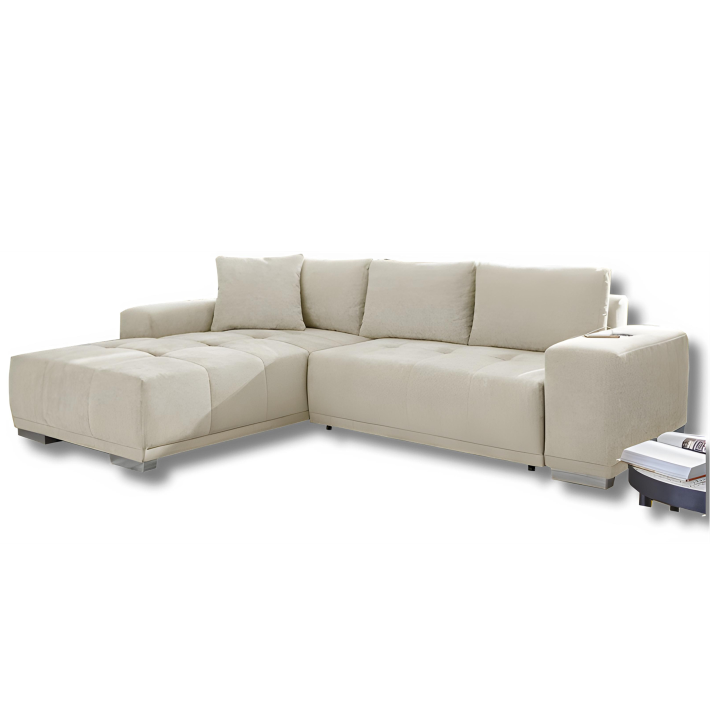 Salon convertible Luciano marron/beige