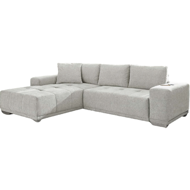 Salon convertible Luciano gris clair