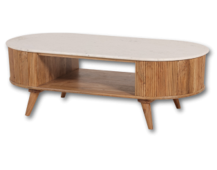 Table basse Olive marbre