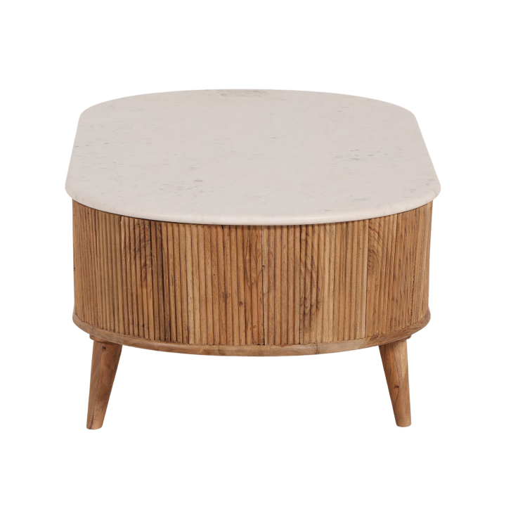 Table basse Olive marbre