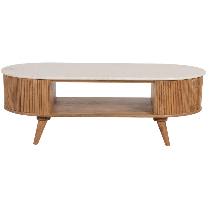 Table basse Olive marbre
