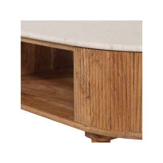 Table basse Olive marbre
