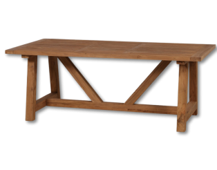 LINCOLN 200 CM TABLE BOIS TEAK NATUREL