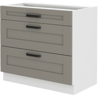 Bas casserolier 80 3T gris
