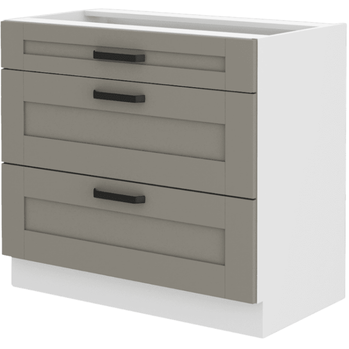 Bas casserolier 80 3T gris