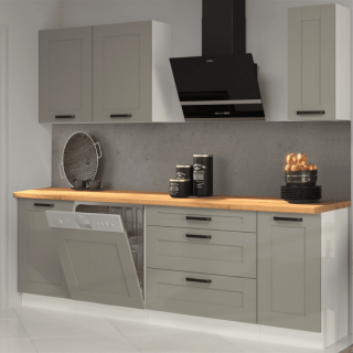 Bas casserolier 80 3T gris