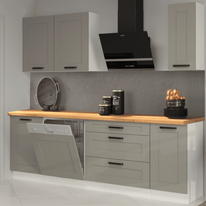 Bas casserolier 80 3T gris