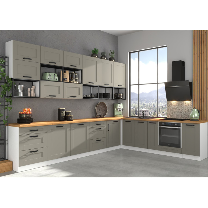 Bas four 60 Luna gris