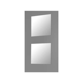 Set de 2 miroirs noir