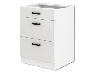 Bas casserolier 60 3T Mia blanc