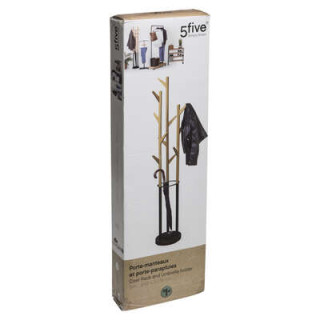 Porte manteaux et parapluies 173618 beige/noir