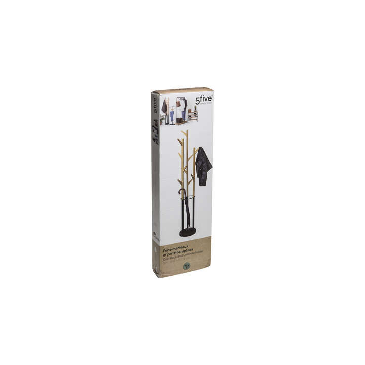 Porte manteaux et parapluies 173618 beige/noir